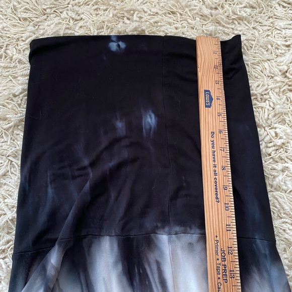 NWT Young Fabulous Broke poncho tie- dye Maxi Dress Medium Cape Collar - Picture 14 of 14